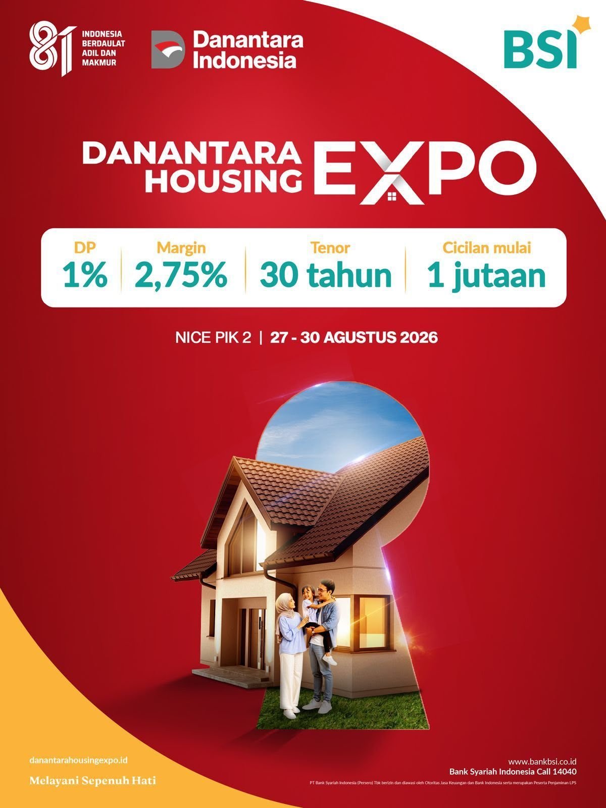 BSI Tawarkan Cicilan Spesial 2,75% di Danantara Housing Expo 2026 3